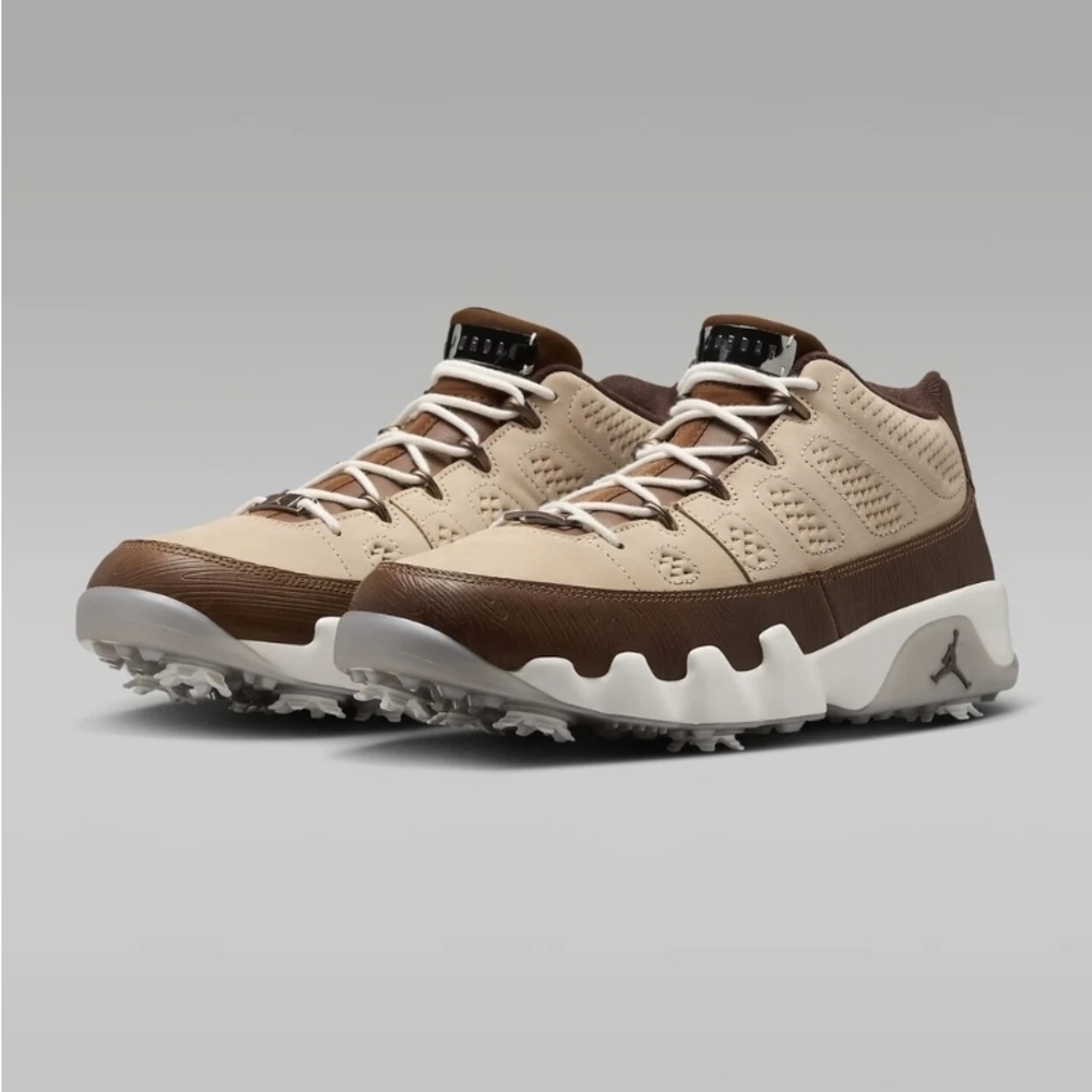 Jordan Golf Shoes in Tan and Brown